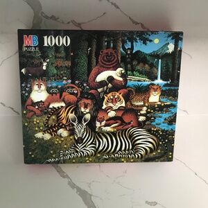 MB Vintage 1973 Charles Wysocki Americana 1000 Piece Jigsaw puzzle Jungle